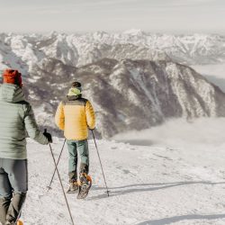 Vitalhotel Gosau Schneeschuhwandern Abstieg (c) Tourismus Dachstein Salzkammergut Michael Groessin